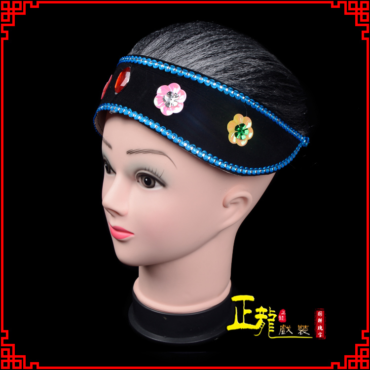 信阳老旦媒婆穷老太婆假发套 老旦头套