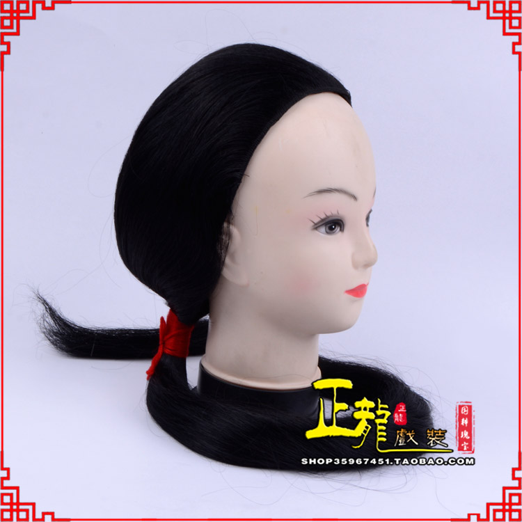 信阳古装影视演出头套花旦假发 真发古装发