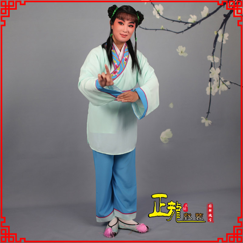 信阳歌仔戏童生小孩影视银心四九服 书童衣