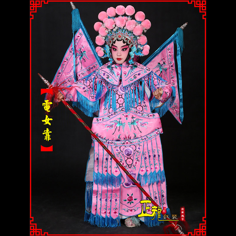 信阳京剧戏曲演出服装穆桂英挂帅 电女靠