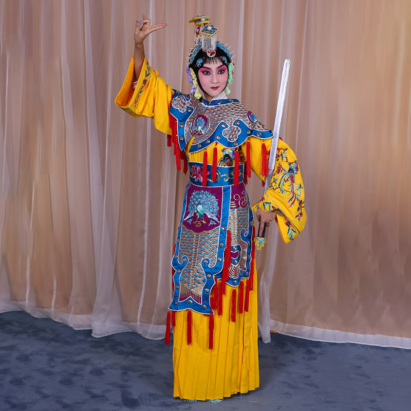 信阳霸王别姬虞姬服 软绉别姬服