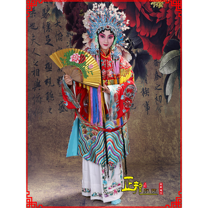 信阳凤袍杨贵妃贵妃醉酒 软绉团凤女蟒